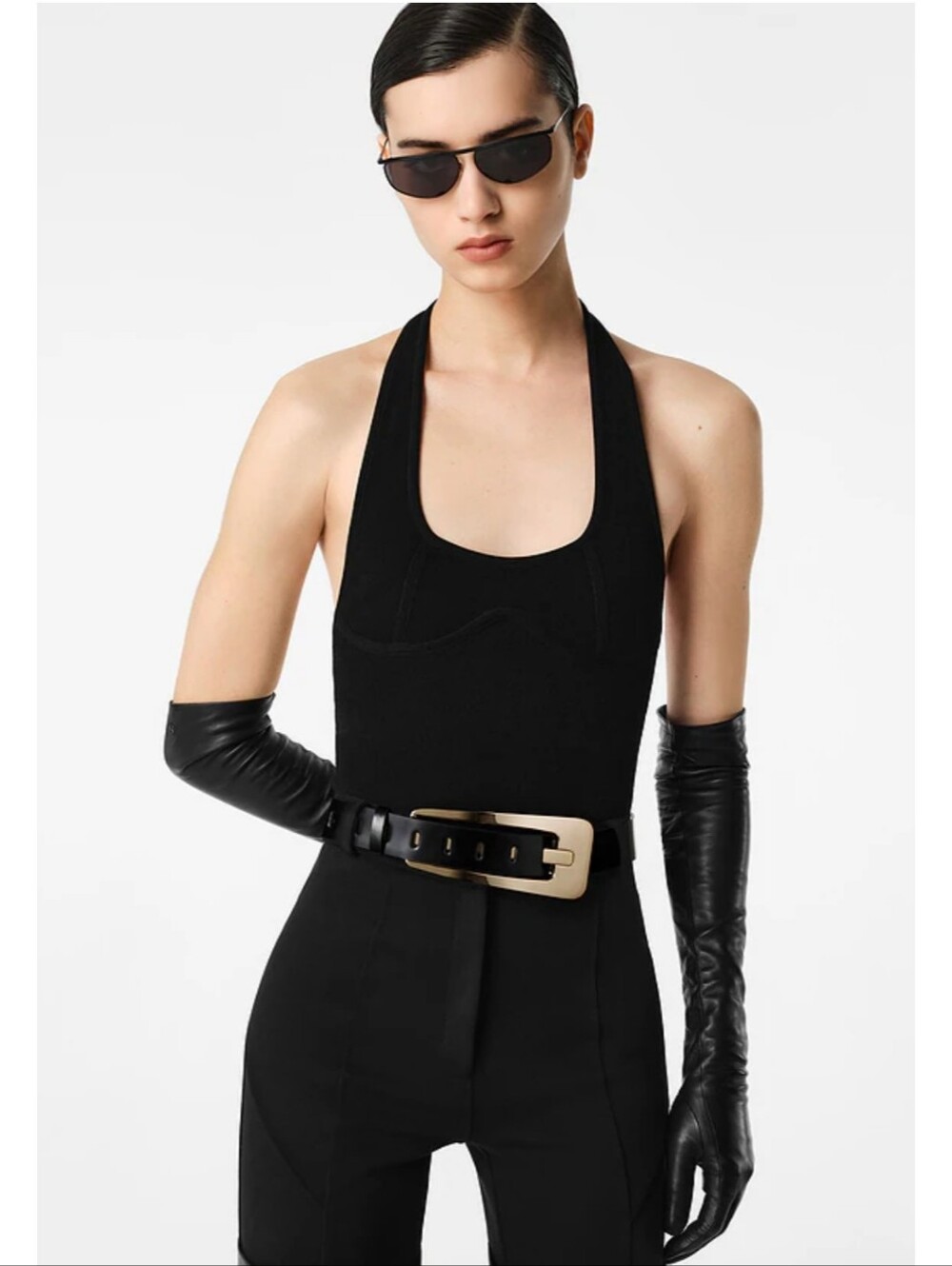 Grande Buckle Belt in Black
